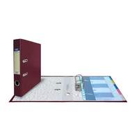 Папка-регистратор Expert Complete Classic, сверху пластик, внутри - картон, 50 мм, вишневый