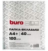 Папка-вкладыш Buro тисненые А4+ 40мкм (упак.:100шт)