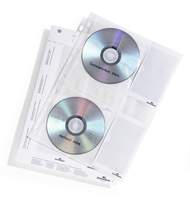Папка-карман Durable, А4, для 4 CD, 5шт/уп