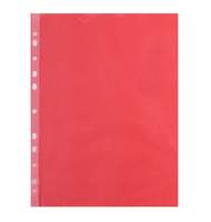 Папка-карман цветная красная Премиум, А4+, глянец, 30мкм, 50шт/уп