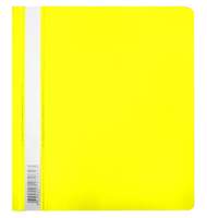 Папка-скоросшиватель с прозрачным листом А5, желтая