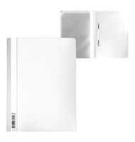 Папка-скоросшиватель пластиковая ErichKrause Diamond Total White, A4, белый