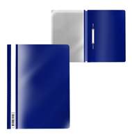 Папка-скоросшиватель пластиковая ErichKrause Diamond Total Blue, A4, синий