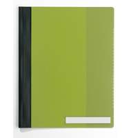 Папка-скоросшиватель DURABLE CLEAR VIEW MANAGEMENT FILE, А4+, зеленая, инфо-окно