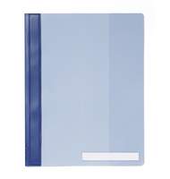 Папка-скоросшиватель DURABLE CLEAR VIEW MANAGEMENT FILE, А4+, инфо-окно, синяя