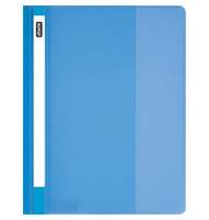 Папка-скоросшиватель Attache Selection с прозрачным верхним листом, А4, голубая