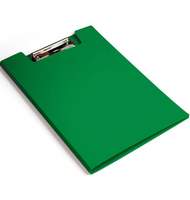 Папка клип-борд, ф.А4, пластик 1.2мм, зеленая