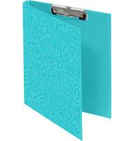 Папка-планшет с крышкой Lamark Delight Time А4, с верхним зажимом, ламинированный картон, УФ-лак, корешок 10 мм, цвет лёд