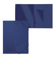 Папка на резинках пластиковая ErichKrause MEGAPOLIS, A4, синий 