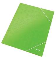 Папка на резинках Leitz WOW, А4, зеленый