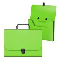 Портфель пластиковый ErichKrause Matt Neon, A4, зеленый