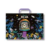 Портфель пластиковый ErichKrause Space Bear, A4