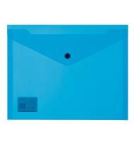 Папка-конверт с кнопкой Attache, 240х195, 180мкм, синяя