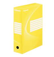 Короб архивный Esselte Boxy 100мм, 100x352x250, желтый
