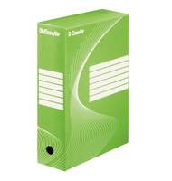 Короб архивный Esselte Boxy 100мм, 100x352x250, зеленый