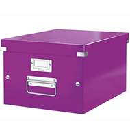 Короб Leitz Click-N-Store Wow, М (А4), Фиолетовый Глянцевый