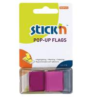 Закладка из пластика POP-UP HOPAX, 45*25 мм, 50 листов, фиолетовый