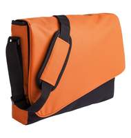 Конференц сумка Unit Messenger, оранжево-черная