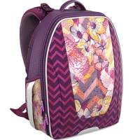 Рюкзак школьный EK с эргоном.спинкой Mistic Flowers (модель Multi Pack), фиолетовый