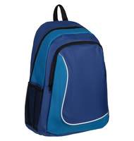 Рюкзак ArtSpace Simple Line, 41*30*16см, 2 отделения, 2 кармана, синий/голубой