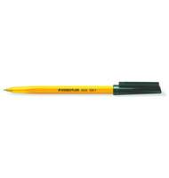 Ручка шариковая Staedtler Stick, однораз., 0,3 мм, желтый корпус, черный