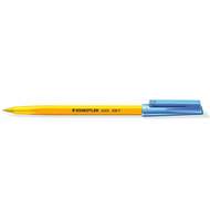 Ручка шариковая Staedtler Stick, однораз., 0,3 мм, желтый корпус, синий