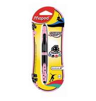 Ручка шариковая двусторонняя Maped Twin Tip 4, 1мм, для девочек, 4 цвета, блистер
