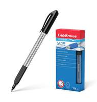 Ручка шариковая одноразовая Erich Krause Ultra Glide Technology U-19, 0,6мм, черная