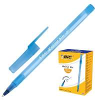 Ручка шариковая одноразовая Bic Раунд Стик, 0,4мм, синяя