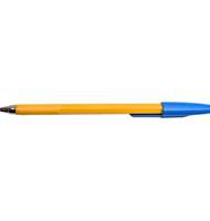 Ручка шариковая Dolce Costo желтый корпус, мет.наконечник, синяя, 0,7 мм