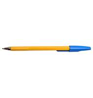 Ручка шариковая Dolce Costo желтый корпус, мет.наконечник, синяя, 1,0 мм