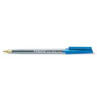Ручка шариковая Staedtler Stick, однораз., 0,5 мм, прозрачный корпус, синий