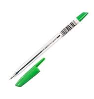 Ручка шариковая LINC CORONA PLUS 0,7 мм зелененая прозрачный корпус