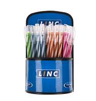 Ручка шариковая LINC CANDY 0,6 мм синий круглый корпус ассорти
