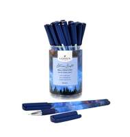 Ручка с масляными чернилами Lorex SKY OF STARS.NIGHT серия Slim Soft 0,50 мм синий