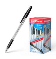Ручка шариковая ErichKrause R-301 Classic Stick&Grip 1.0, цвет чернил черный 
