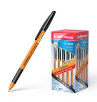 Ручка шариковая ErichKrause R-301 Orange Stick&Grip 0.7, цвет чернил черный 