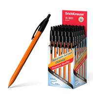 Ручка шариковая автоматическая ErichKrause R-301 Orange Matic 0.7, цвет чернил черный 
