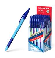 Ручка шариковая автоматическая ErichKrause R-301 Neon Matic&Grip 0.7, цвет чернил синий 