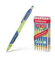 Ручка шариковая автоматическая ErichKrause XR-30 Spring, цвет чернил синий 