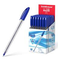 Ручка шариковая ErichKrause U-108 Classic Stick 1.0, Ultra Glide Technology, цвет чернил синий 