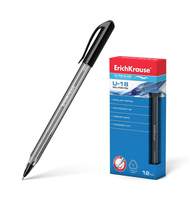 Ручка шариковая  Erich Krause Ultra Glide Technology U-18, одноразовая, 1 мм, черный