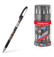 Ручка шариковая ErichKrause ColorTouch Rough Native, цвет чернил синий