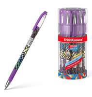 Ручка шариковая ErichKrause ColorTouch Purple Python, цвет чернил синий
