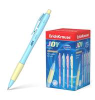 Ручка шариковая автоматическая ErichKrause JOY Pastel, Ultra Glide Technology, цвет чернил синий