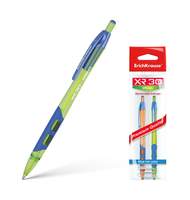 Ручка шариковая автоматическая ErichKrause XR-30 Spring, цвет чернил синий (в пакете по 2 шт.)