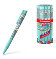 Ручка шариковая автоматическая ErichKrause ColorTouch Emerald Wave, цвет чернил синий