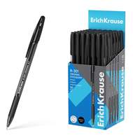Ручка шариковая ErichKrause R-301 Stick&Grip Original 1.0, цвет чернил черный 