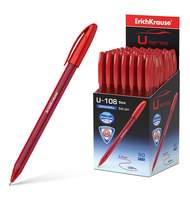 Ручка шариковая ErichKrause U-108 Original Stick 1.0, Ultra Glide Technology, цвет чернил красный 