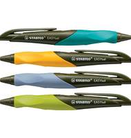 Ручка шариковая для правшей Stabilo EASYball, автоматическая, 0,5 мм, оливков/зел